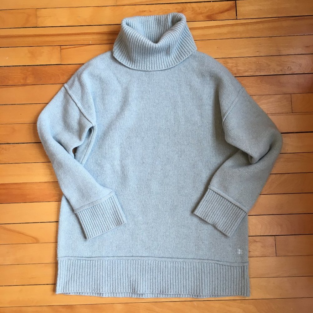 Like New Sweaty Betty Elevate Mountain Wool Turtleneck Sweater